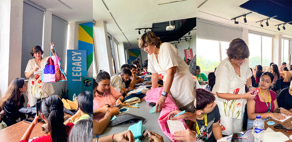 Our Jediiians  exploring sustainability in fashion, in a workshop with Sonia Jetleey.